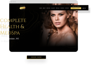 Custom website design for Front Door Medspa