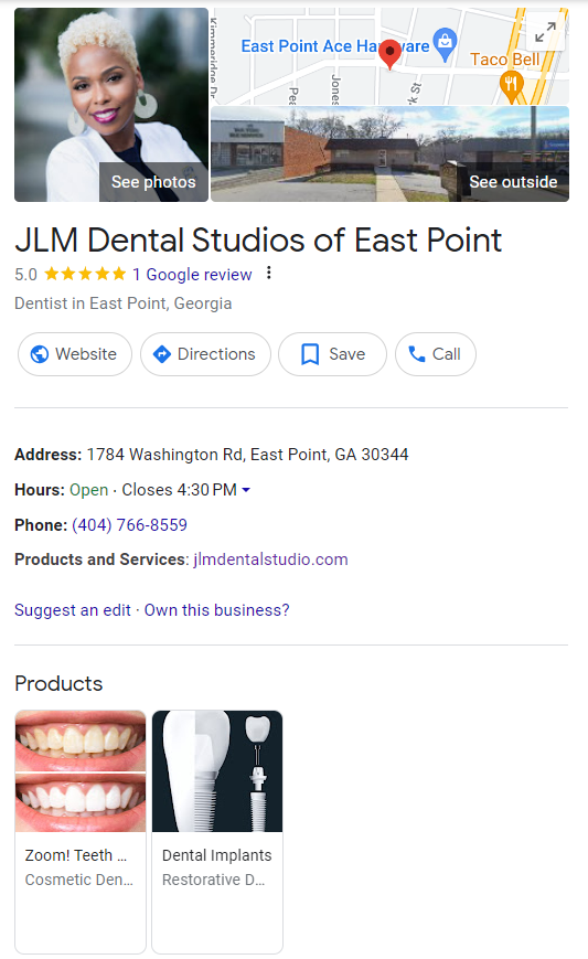 JLM Dental Studios GMB 1