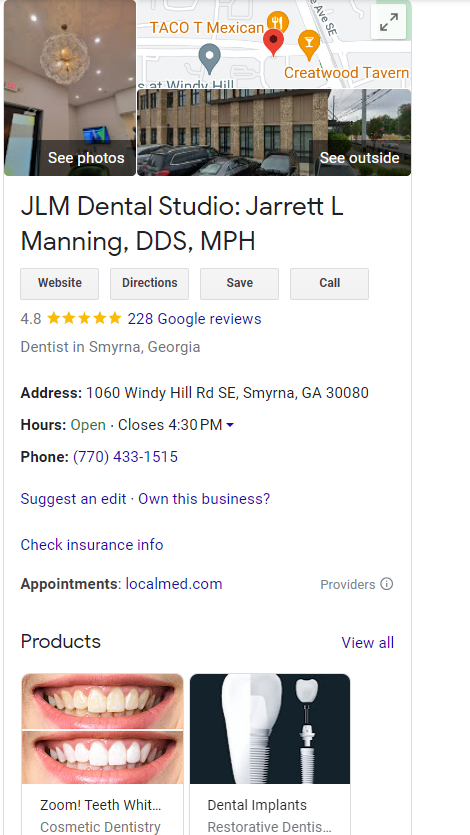 JLM Dental Studios GMB 2
