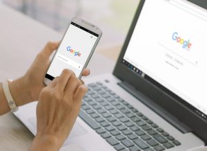 Google on desktop and mobile