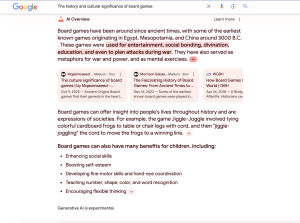 new Google AI Overviews