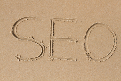 SEO written in the sand