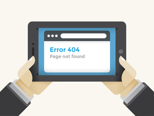 soft error 404 image