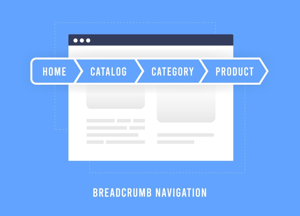 breadcrumb navigation