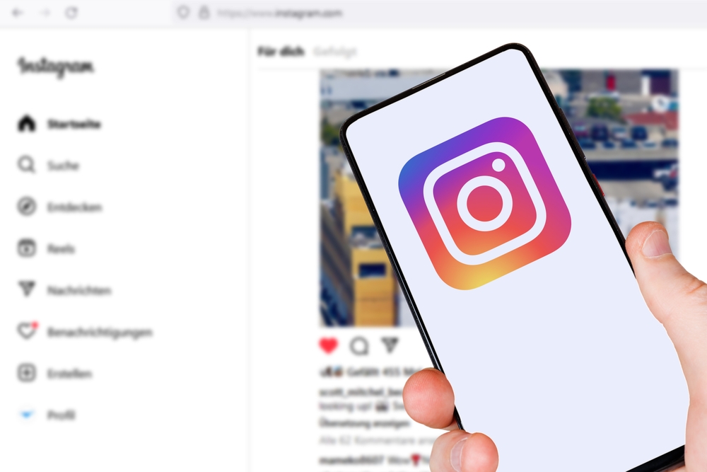 instagram app and website